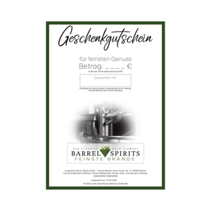 Feinste Brände - Geschenkgutschein