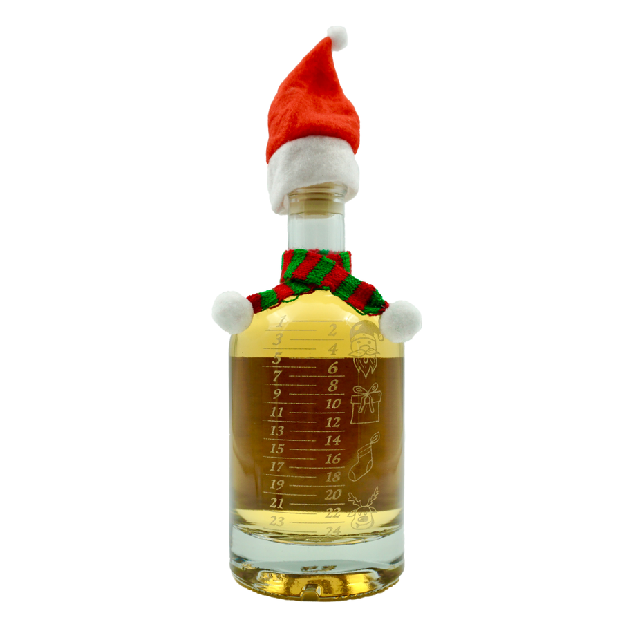 "Adventskalender" Scott Single Malt Whisky in Fass-Stärke inklusive Whisky-Glas