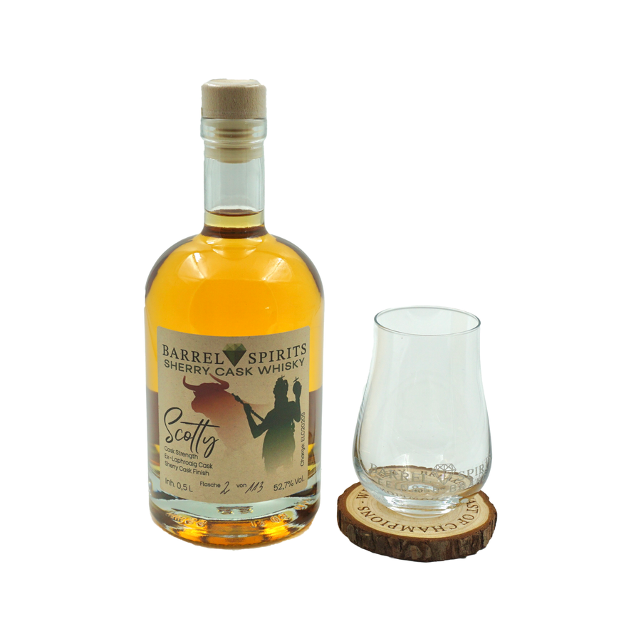 Scotty - Triple Malt Whisky in Fass-Stärke mit Sherry-Cask-Finish